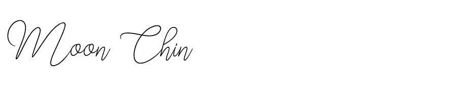 Moon Chin font